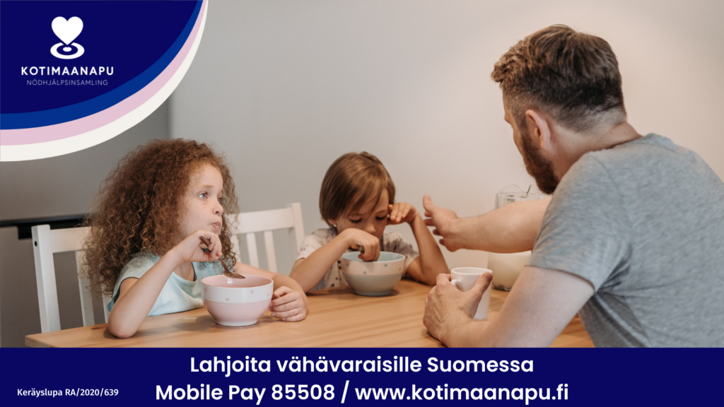 Kotimaanavun kesäkampana auttaa vähävaraisia Suomessa.