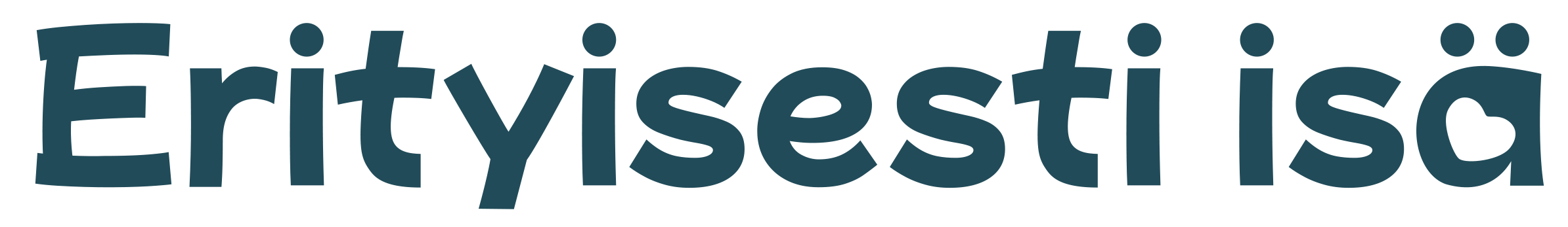 Erityisesti isä -logo